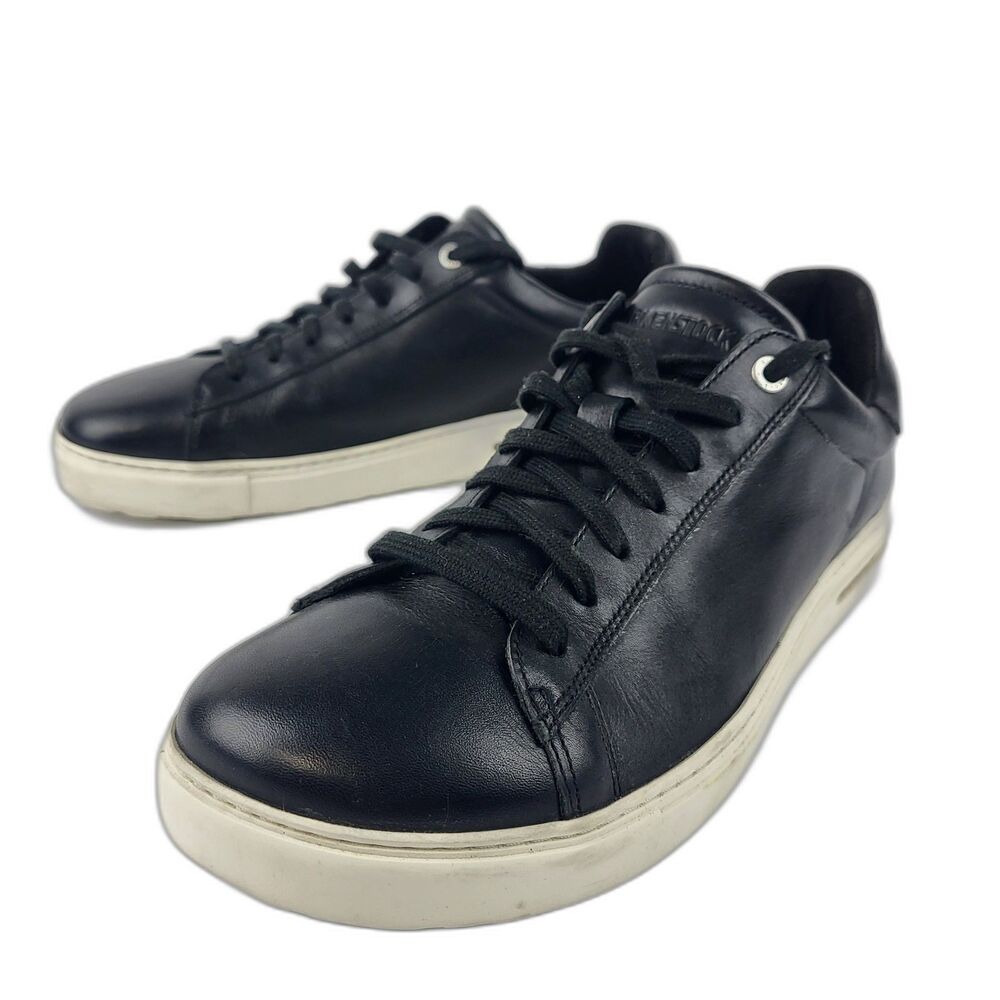 Birkenstock Bend Low Black Leather Lace Up Sneakers Men's EU 43 US 10